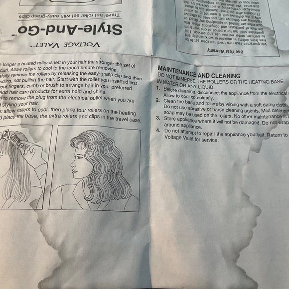 Voltage Valet Travel 8 Hot Rollers Style and Go Electric - Picture 10 of 10